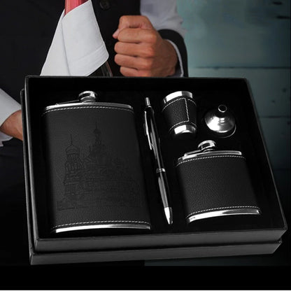 SleekSip Stainless Steel Flask Set - KCShopping