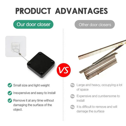 Ferme-porte automatique sans perforation SleekClose 