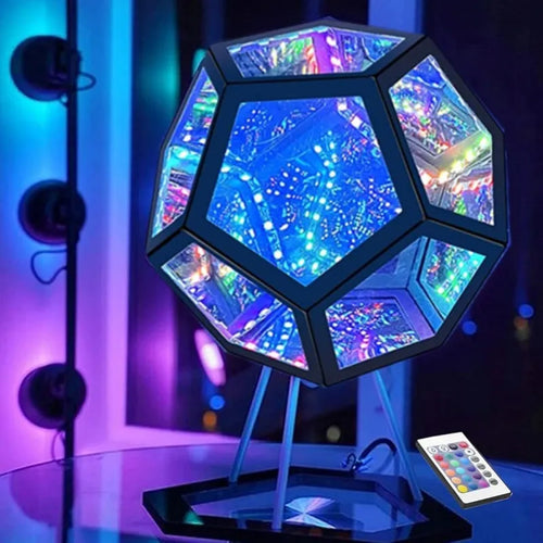 InfiniGlow : Lumière artistique dodécaèdre 