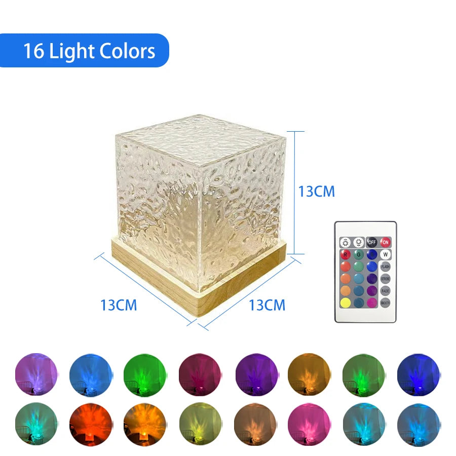 Aurora Ripple Crystal Projector - KCShopping