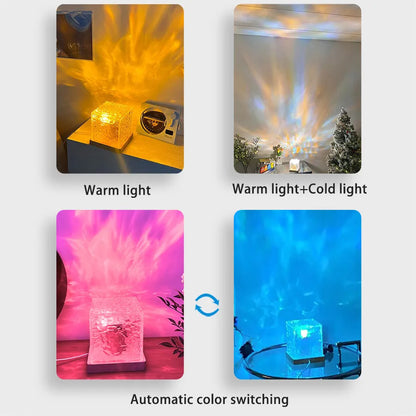 Aurora Ripple Crystal Projector - KCShopping