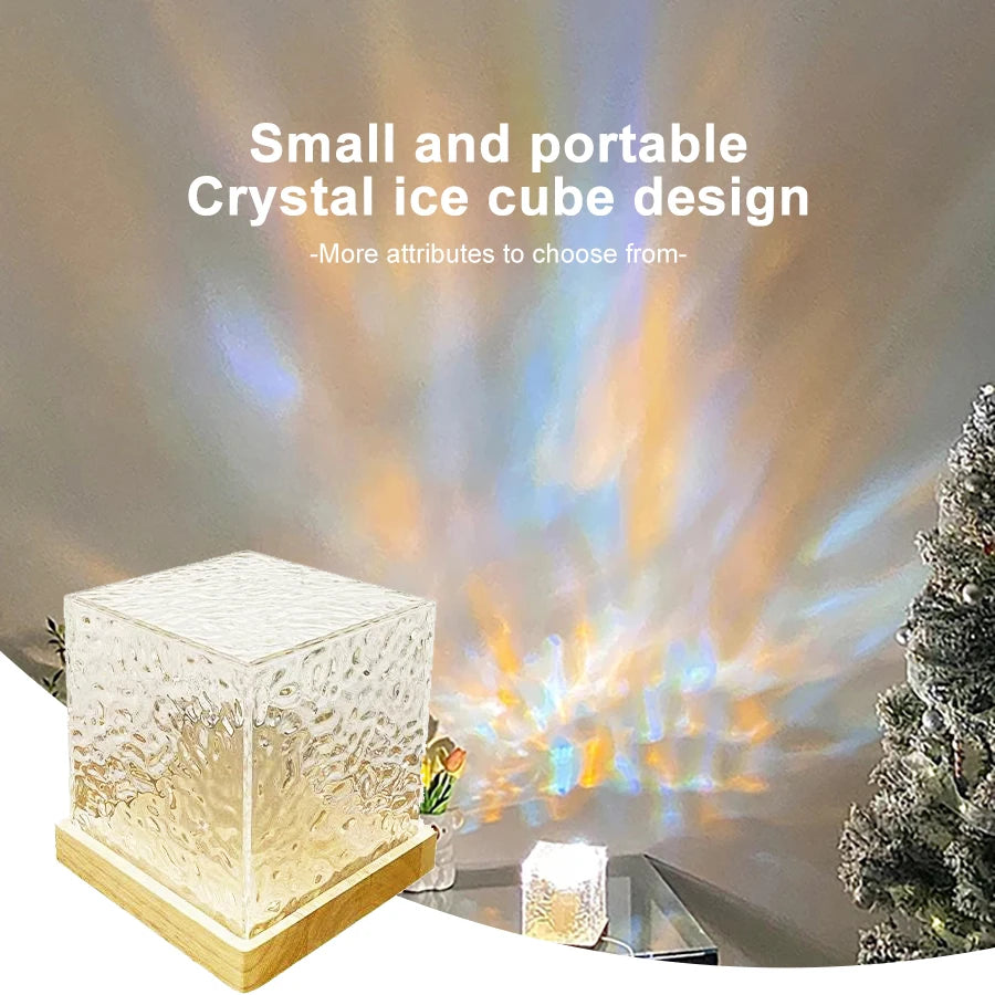 Aurora Ripple Crystal Projector - KCShopping