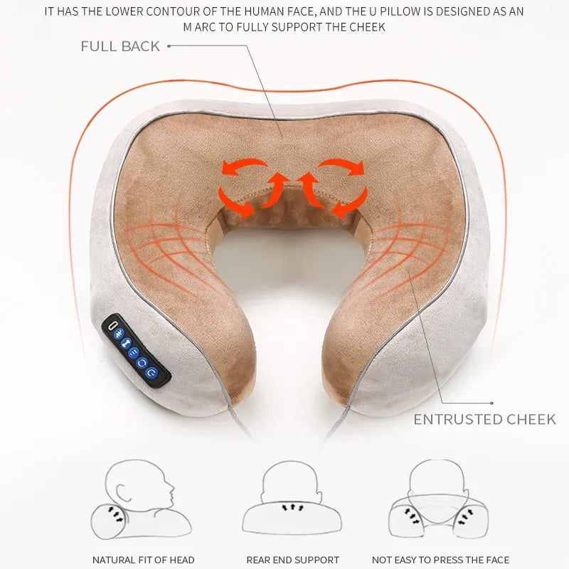 SerenityNeck Ease U-förmiges Massagegerät 