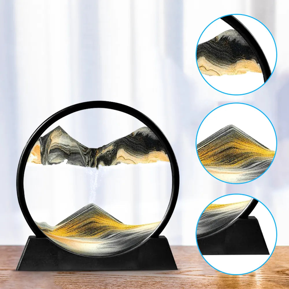 Oceanic Visions: 3D Moving Sand Art - KCShopping