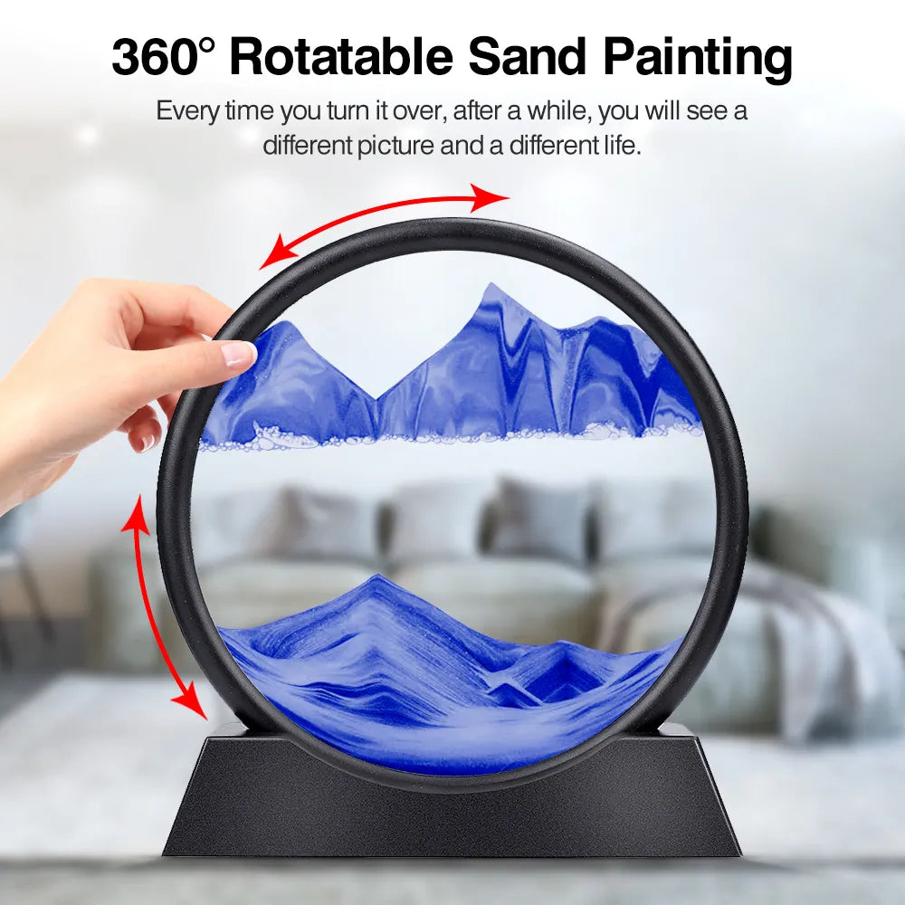 Oceanic Visions: 3D Moving Sand Art - KCShopping