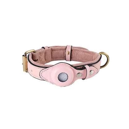 PoshPaws Luxury Tracker Leather Pet Collar - KCShopping