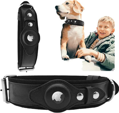 PoshPaws Luxury Tracker Leather Pet Collar - KCShopping
