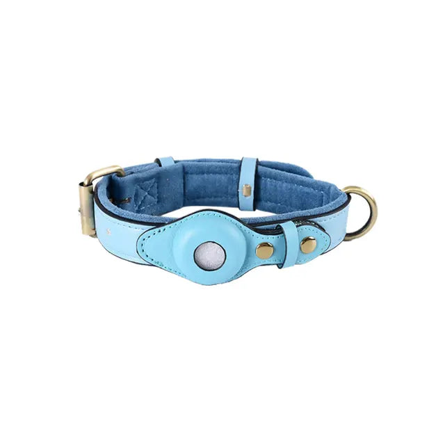 PoshPaws Luxury Tracker Leather Pet Collar - KCShopping
