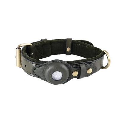 PoshPaws Luxury Tracker Leather Pet Collar - KCShopping