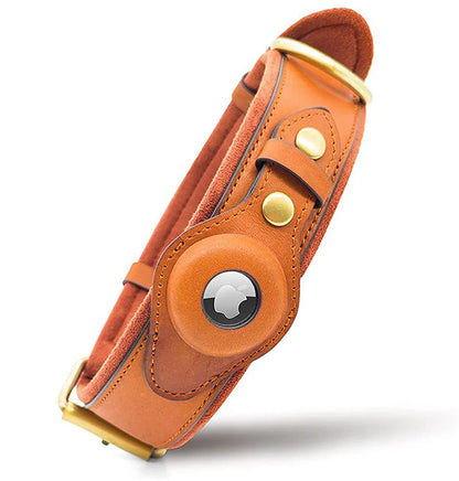 PoshPaws Luxury Tracker Leather Pet Collar - KCShopping