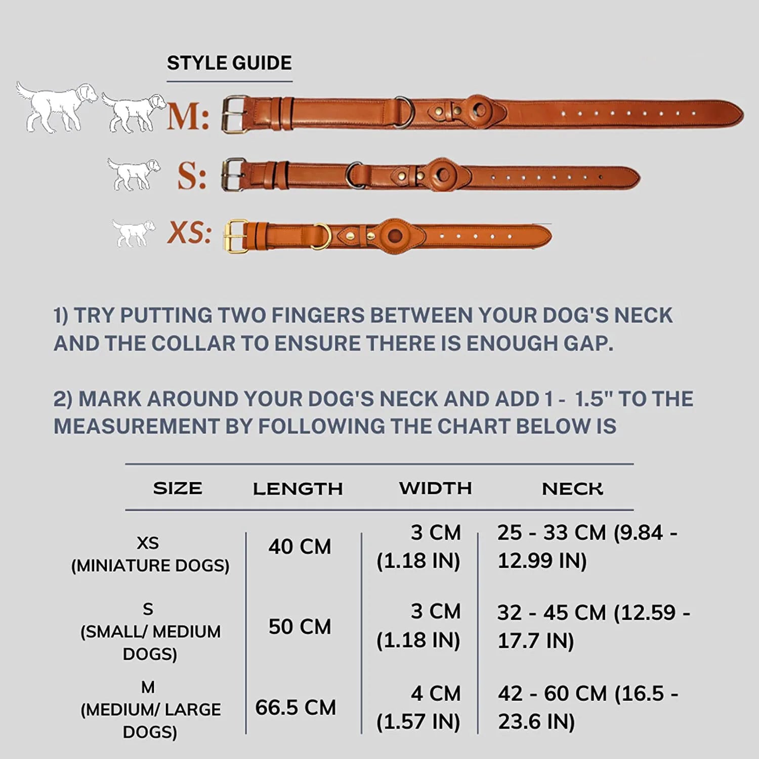 PoshPaws Luxury Tracker Leather Pet Collar - KCShopping