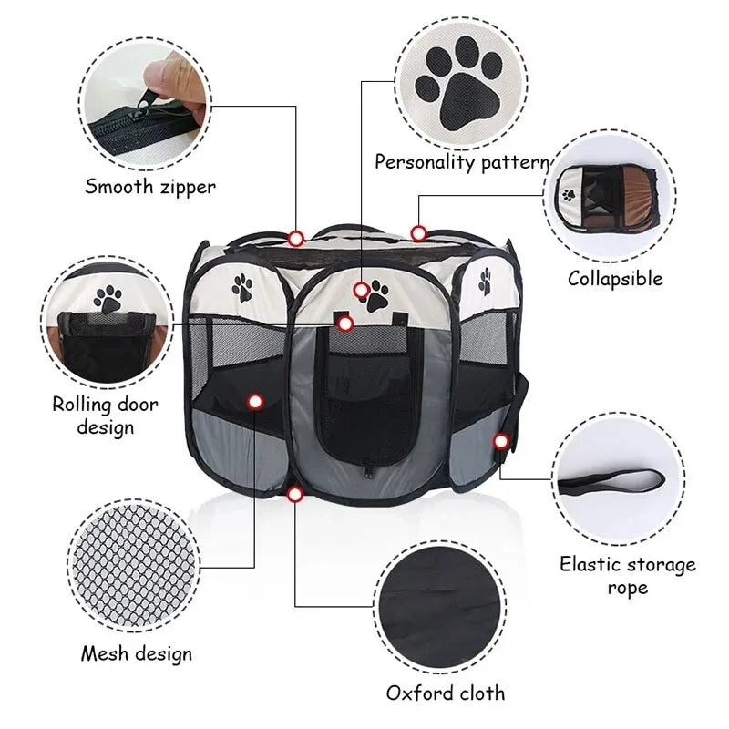 Breezy Pup : Tente pliable et portable pour animaux de compagnie 
