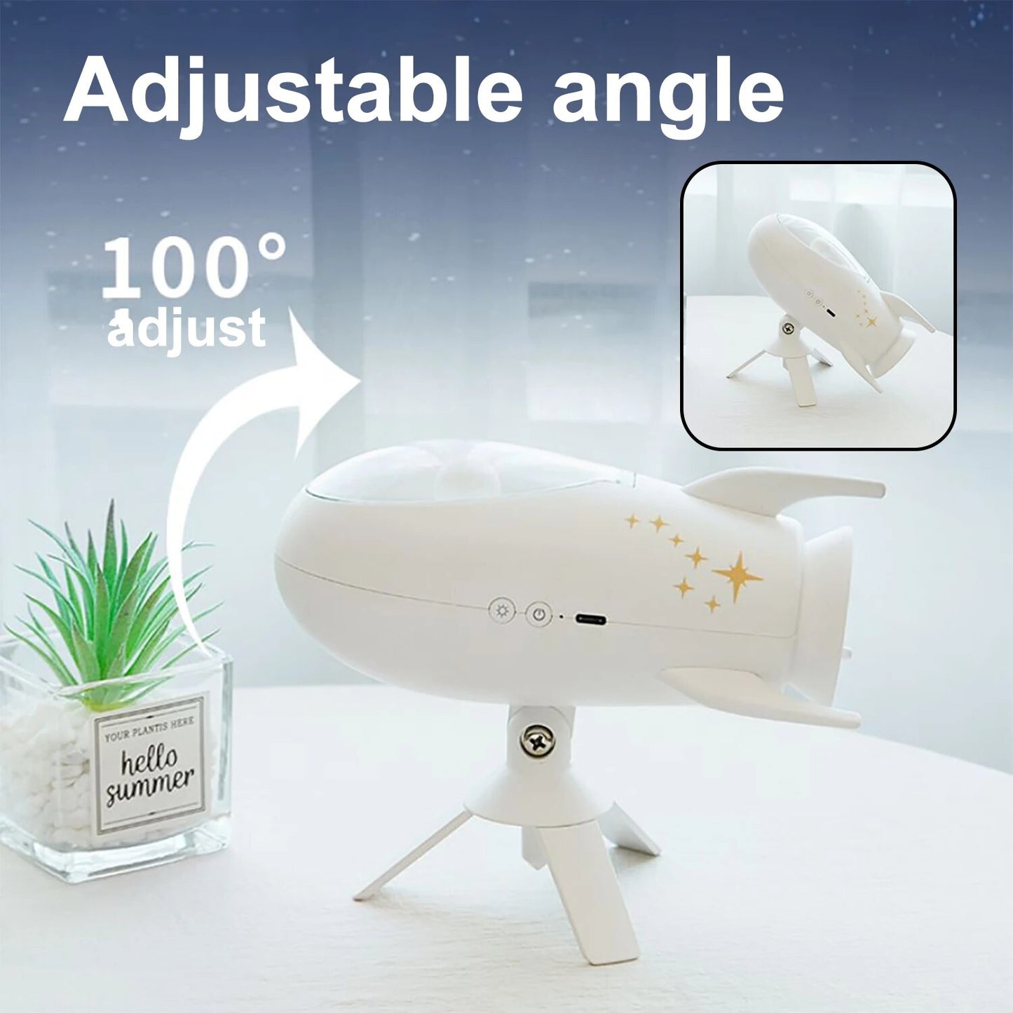 Cosmic Voyager: Astronaut Rocket Speaker - KCShopping