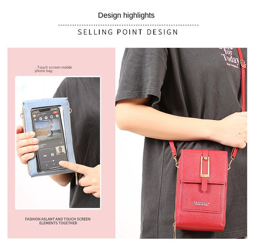 Sac à main pour téléphone avec écran tactile