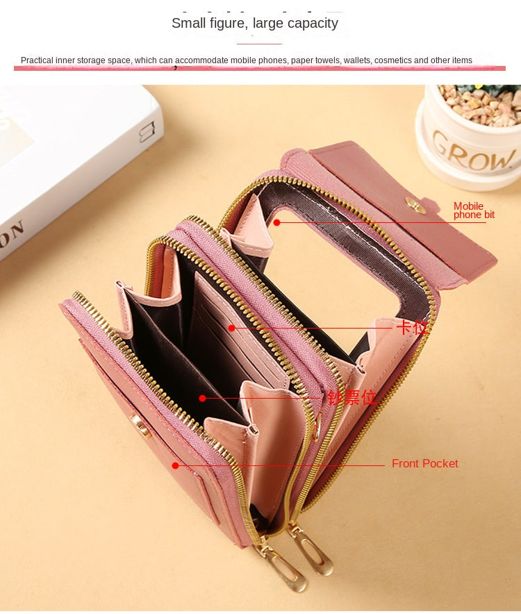Handytasche mit Touchscreen