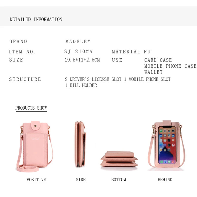 Touch Chic Mobile Clutch Wallet - KCShopping