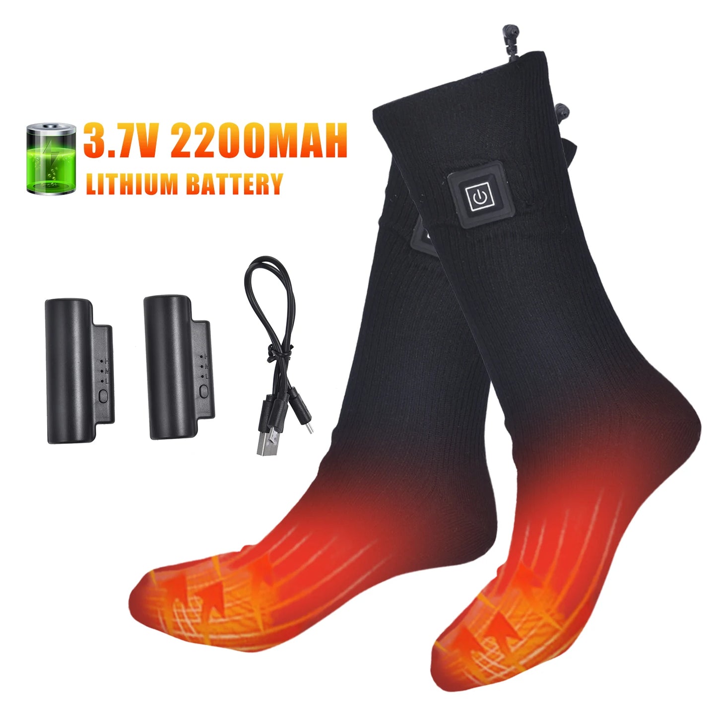 Chaussettes chauffantes thermiques CozyToes 