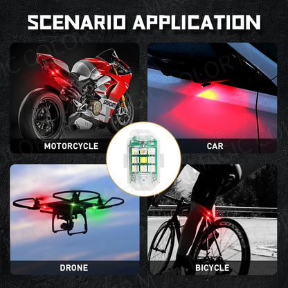 GlowRider Advanced LED Safety Lights - KCShopping