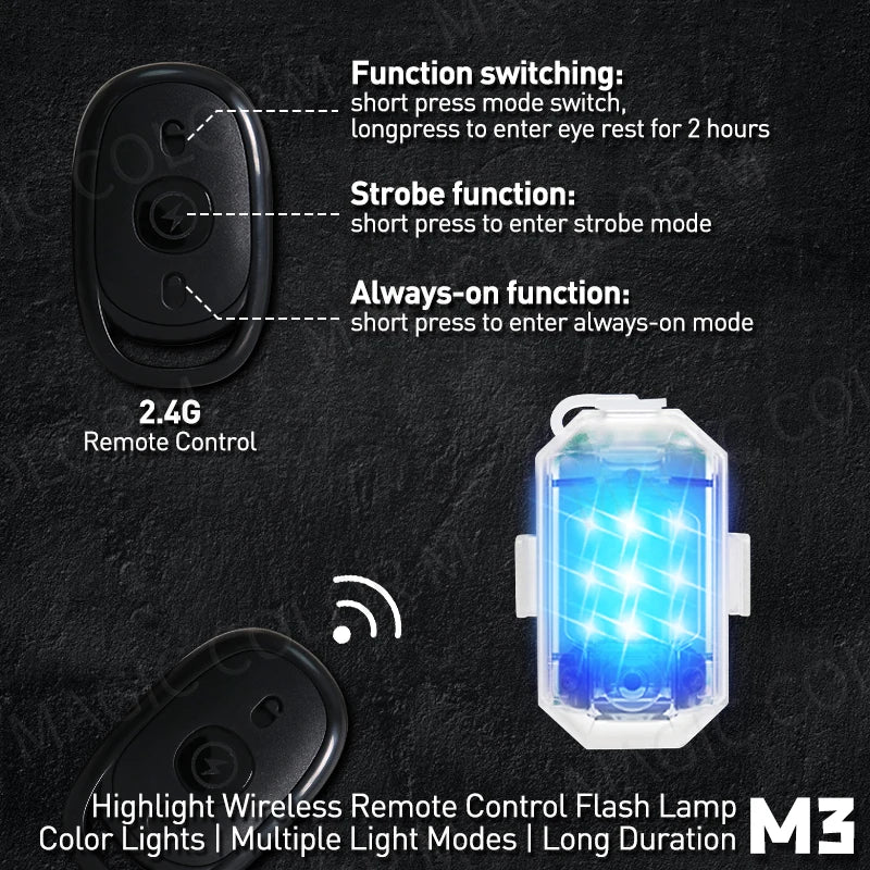 GlowRider Advanced LED Safety Lights - KCShopping