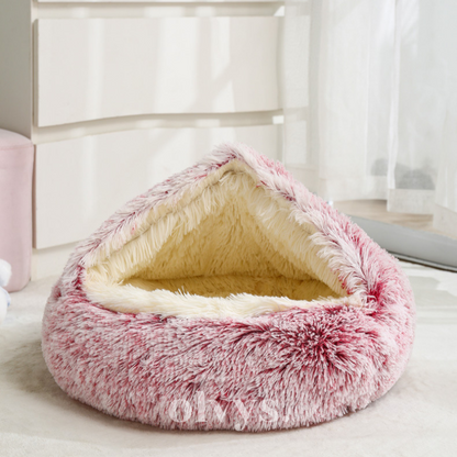 Snuggle Haven Plush Pet Bed - KCShopping